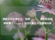澳超今日比赛比分⚽预测🌈澳大利亚超级联赛（A-League）今日比赛比分及预测分析