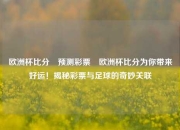 欧洲杯比分⚽预测彩票⚽欧洲杯比分为你带来好运！揭秘彩票与足球的奇妙关联