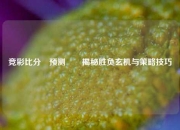 竞彩比分⚽预测✌️揭秘胜负玄机与策略技巧