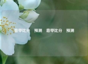意甲比分⚽预测⚽意甲比分⚽预测