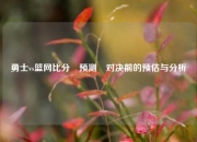 勇士vs篮网比分⚽预测⚾对决前的预估与分析