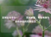 足球比分平台?👈实时更新、专业预测与游戏体验的完美结合