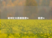 篮球比分直播雷速90🏅雷速90