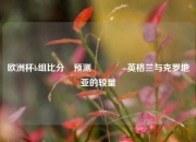 欧洲杯b组比分⚽预测👈英格兰与克罗地亚的较量