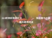2024欧洲杯预测比分⚽🎖️预选赛与小组赛的激烈对决