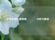 日本足球比赛预测🏆分析与展望