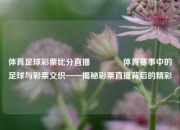 体育足球彩票比分直播🥉体育赛事中的足球与彩票交织——揭秘彩票直播背后的精彩