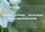 欧洲杯比分⚽匈牙利预测✌️匈牙利与捷克的对决 - 一场精彩绝伦的比赛预测