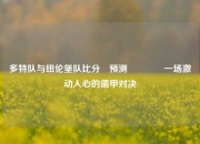 多特队与纽伦堡队比分⚽预测🏐一场激动人心的德甲对决