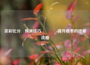 足彩比分⚽预测技巧🏅提升胜率的终极攻略