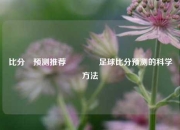 比分⚽预测推荐🏀足球比分预测的科学方法