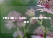 竞猜足球比分⚽彩客网✌️博彩网站的娱乐与挑战