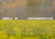竞猜比分⚽网🥇全球体育迷的狂欢之地