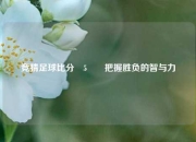 竞猜足球比分⚽5✌️把握胜负的智与力