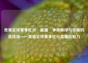 竞猜足球赛事比分⚽直播⚾争夺眼球与荣耀的竞技场——竞猜足球赛事比分直播的魅力