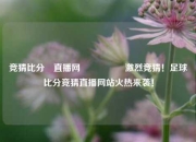 竞猜比分⚽直播网🎖️激烈竞猜！足球比分竞猜直播网站火热来袭！
