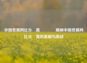 中国竞猜网比分⚽直🥎揭秘中国竞猜网比分⚽直的真相与挑战
