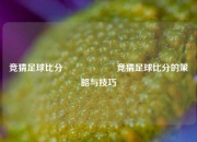 竞猜足球比分⚽🎖️竞猜足球比分的策略与技巧