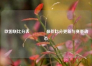 欧国联比分表🥇最新比分更新与赛事动态