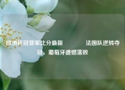 欧洲杯冠亚军比分最新🥉法国队逆转夺冠，葡萄牙遗憾落败