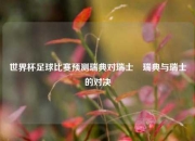 世界杯足球比赛预测瑞典对瑞士⚽瑞典与瑞士的对决