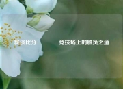 就谈比分👍竞技场上的胜负之道