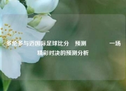 多伦多与迈国际足球比分⚽预测🌈一场精彩对决的预测分析