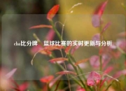 cba比分牌⚽篮球比赛的实时更新与分析