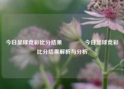 今日足球竞彩比分结果🏅今日足球竞彩比分结果解析与分析