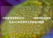 沙特足球世界杯比分🥈沙特阿拉伯国家队在2023年世界杯上的表现与前景