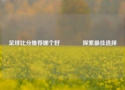 足球比分推荐哪个好🥉探索最佳选择