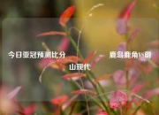 今日亚冠预测比分⚽🎖️鹿岛鹿角VS蔚山现代