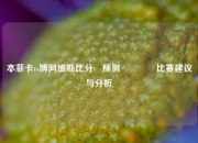 本菲卡vs博阿维斯比分⚽预测🥇比赛建议与分析