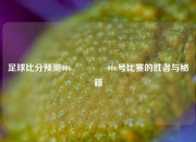 足球比分预测006🏅006号比赛的胜者与秘籍