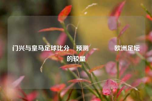 门兴与皇马足球比分⚽预测🏆欧洲足坛的较量