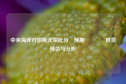 中央海岸对珀斯光荣比分⚽预测👍胜负预估与分析