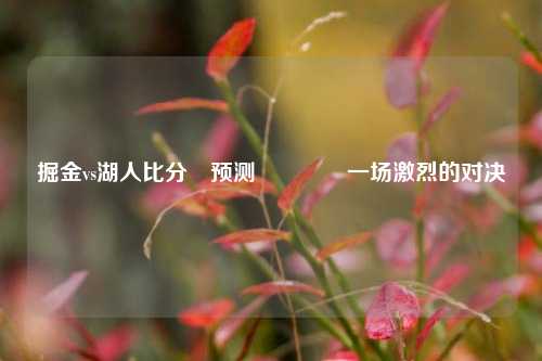 掘金vs湖人比分⚽预测🌈一场激烈的对决