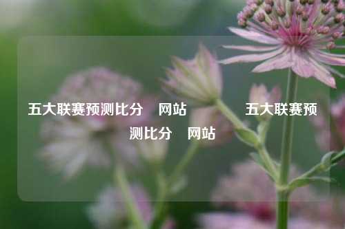 五大联赛预测比分⚽网站👈五大联赛预测比分⚽网站