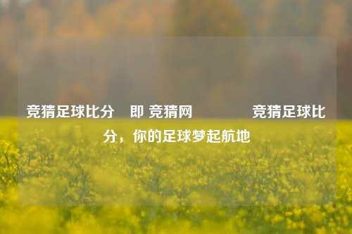 竞猜足球比分⚽即 竞猜网👈竞猜足球比分，你的足球梦起航地