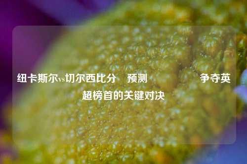 纽卡斯尔vs切尔西比分⚽预测🎖️争夺英超榜首的关键对决