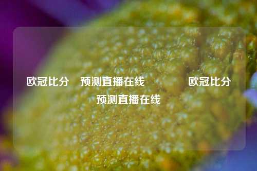 欧冠比分⚽预测直播在线🏆欧冠比分⚽预测直播在线