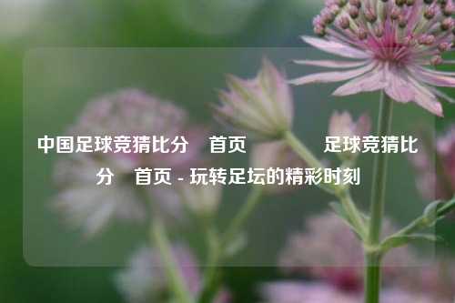 中国足球竞猜比分⚽首页🏅足球竞猜比分⚽首页 - 玩转足坛的精彩时刻