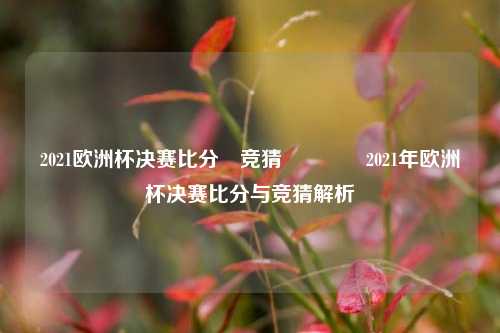 2021欧洲杯决赛比分⚽竞猜🥇2021年欧洲杯决赛比分与竞猜解析