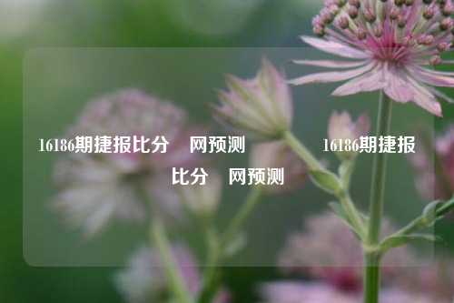16186期捷报比分⚽网预测🥇16186期捷报比分⚽网预测