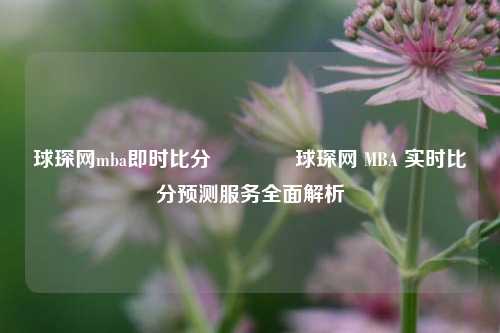 球琛网mba即时比分🥈球琛网 MBA 实时比分预测服务全面解析