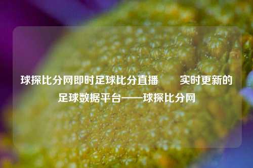 球探比分网即时足球比分直播✌️实时更新的足球数据平台——球探比分网