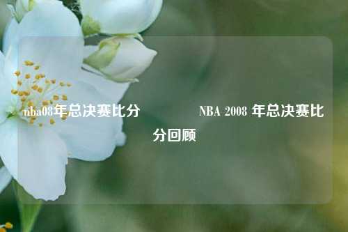 nba08年总决赛比分👉NBA 2008 年总决赛比分回顾