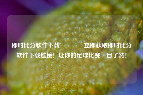 即时比分软件下载