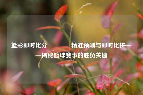 篮彩即时比分🌈精准预测与即时比拼——揭秘篮球赛事的胜负关键