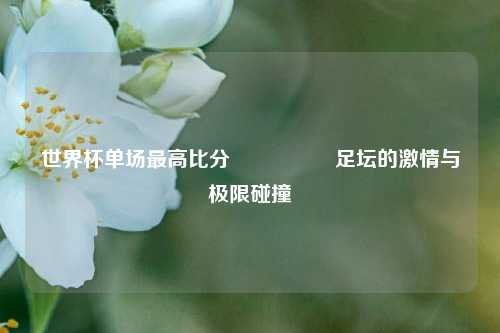 世界杯单场最高比分🎖️足坛的激情与极限碰撞